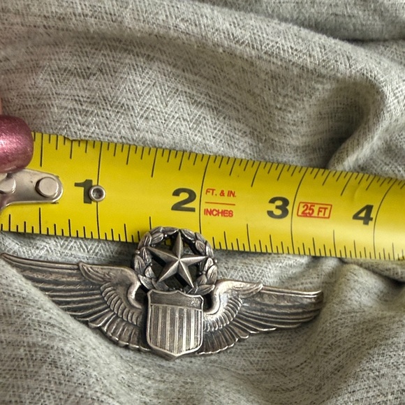 WWII US Air Force USA Senior Pilot Wings Badge - Picture 10 of 10